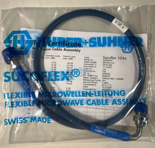 Huber suhner sucoflex 104a - huber+suhner,
