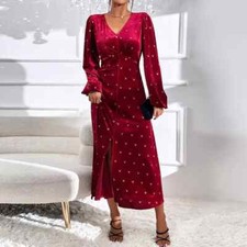 Vestito Abito Elegante Lungo