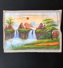Chinese Hand Painted Canvas