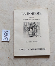LA BOHEME LIBRETTO DI GIACOSA
