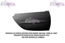 PANNELLO PORTA PORTIERA EST DESTRO DX PER SMART FORTWO 450 98>07 1998 AL 2007