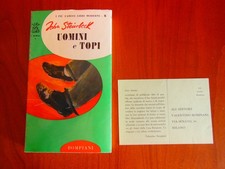 UOMINI E TOPI - JOHN STEINBECK - BOMPIANI - 1963 - XXIX EDIZIONE.