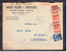 Busta Commerciale Flecchia Vini Liquori Commestibili Mario Perino 1948 KYA481