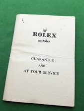 Rolex Garantie - Year 1963 -