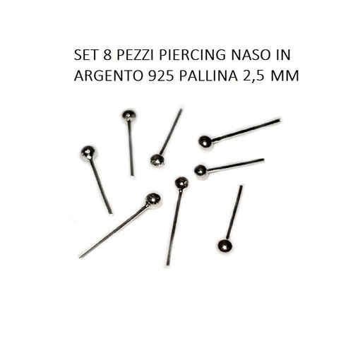 Orecchino naso piercing - 8,