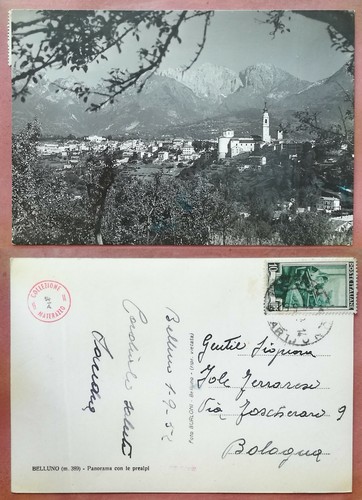 Belluno panorama con le - panorama,