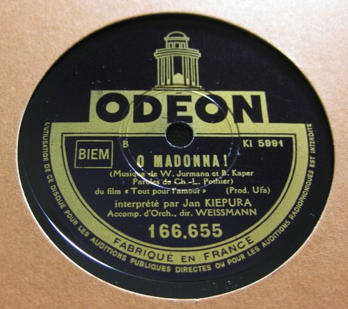 Jan kiepura madonna ninon - jan, o