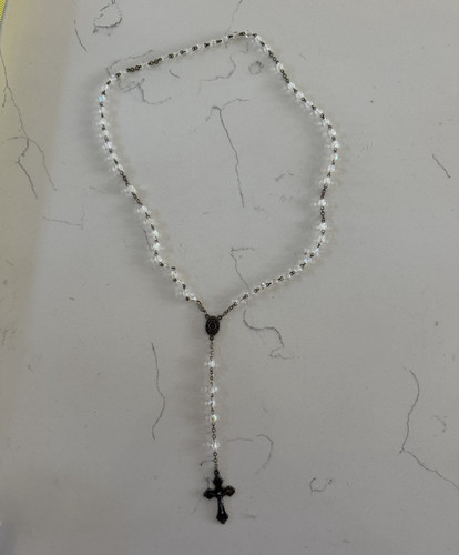 Antica collana rosario - , perle