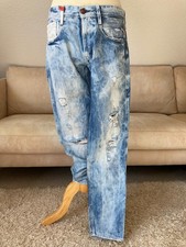 Replay Anbass Originale Jeans Uomo Pantaloni Tg. 32 Hell Blu M 914R.000.118 366