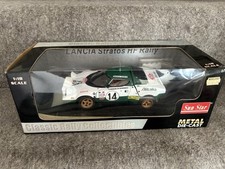 Sun Star 4501 Lancia Stratos HF Rally Alitalia Rally Montecarlo 1975 1/18 Auto