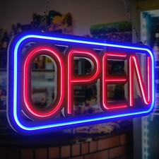 Insegna aperta neon 32x16 - insegna,