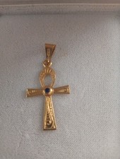 Croce Egizia In Oro Giallo 18