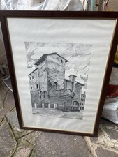 La Grada Di Bologna Opera D Arte Vintage Epoca Rappresentazione 