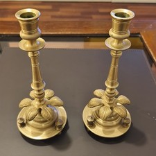 Coppia di candelabri in ottone