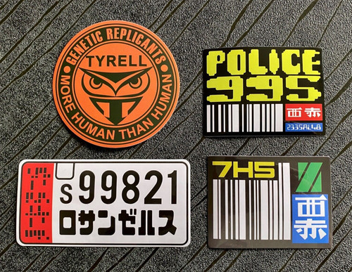 Adesivi blade runner tyrell - blade,