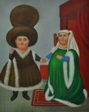 F. BOTERO GLI SPOSI FALSO D'AUTORE OLIO BOT45007