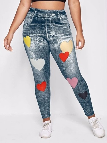 Leggings nuovi blu - blu, multicolore