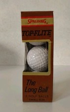 Vintage Spalding Top Flight Palline Da Golf Pack Of 3  Collectors 