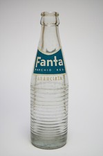 Bottiglia in vetro italiana - Fanta Aranciata