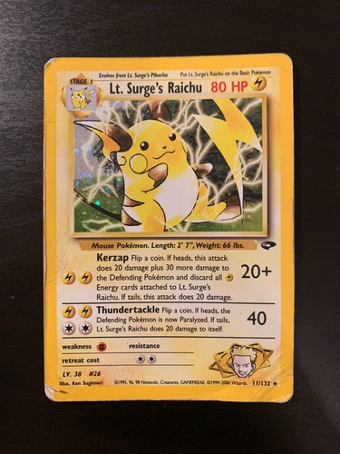 Carte pokémon surge - pokémon, lt.