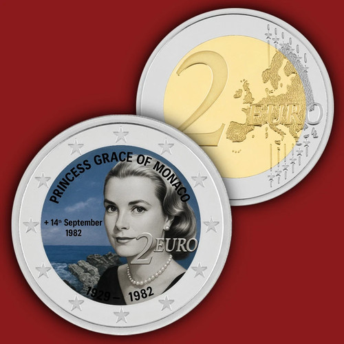 Moneta euro monaco - 2,