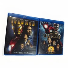 Iron Man 1 And 2 Blu-Ray Lot