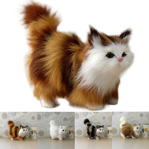 Peluche gatto realistico
