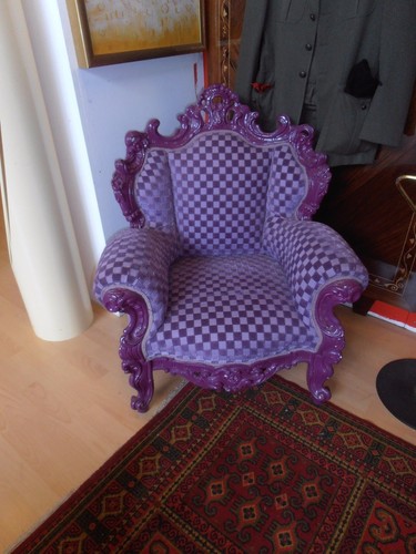 Coppia poltrone barocche in - poltrone,