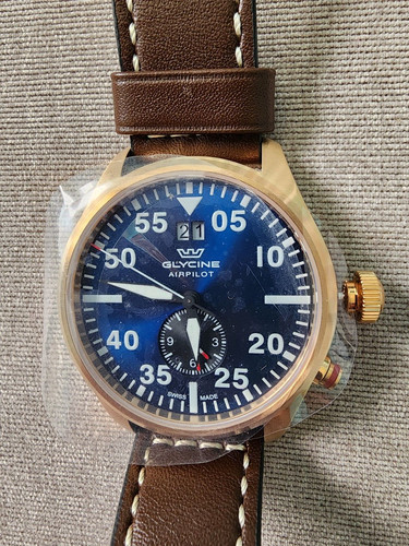 Glycine gl0369 44mm - 44mm, gold