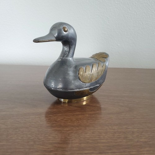 Anatra vintage peltro e - 5",
