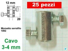 Morsetto serrafilo cavo frizione freno motocoltivatore bcs motofalce azionamento