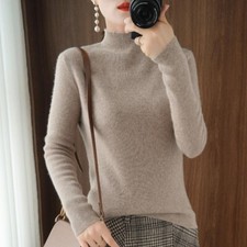 Donna Maglia Maglione Slim