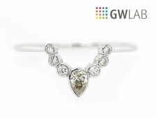 Anello con diamanti 0,20 carati VS1 con certificato