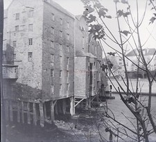 FRANCIA Edificio Industriale Meux ? C1910 Foto NEGATIVA Placca Stereo Vintage §d