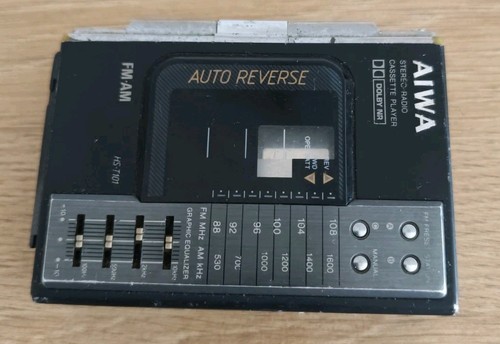 Vintage aiwa t101 walkman - aiwa, hs-t101