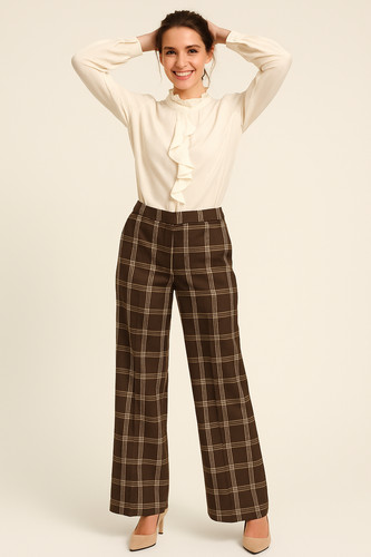 Pantalone donna matta bottone - donna,
