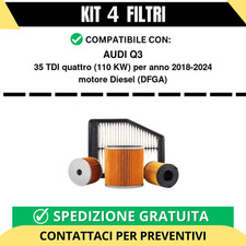 Kit filtri tagliando - kit, per