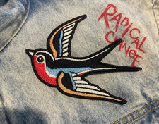 Toppe ricamate Moohaha Bird 3D