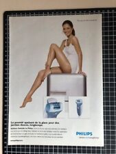 Publicité papier de 2006 Philips Epilateur Satinelle Ice - French ad.
