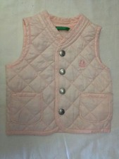 United Colors of Benetton - Gilet - colore rosa chiaro - taglia 3/6 mesi - cm 62