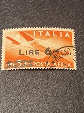 Raro francobollo usato alto