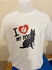 T shirt  stampata taglia L per gli amanti degli animali.