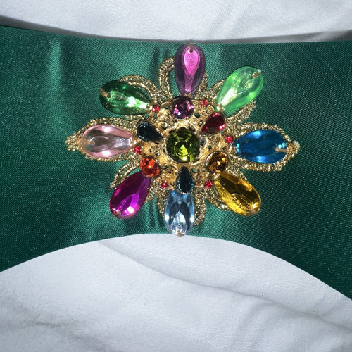 Cintura donna verde - , larga
