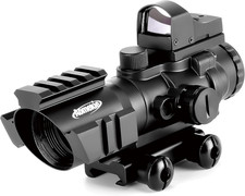 Rifle Scope 4X32 E Red Dot Mirino Olografico Riflescopi Set Combinato Con Lumino