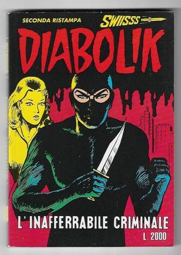Fumetto diabolik seconda - diabolik,