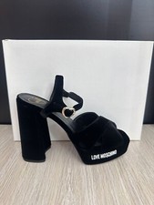 LOVE MOSCHINO black chenille