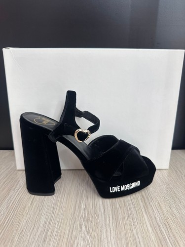 Love moschino black chenille - moschino,