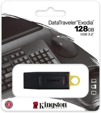 Pen Drive Kingston Data Traveler Exodia DTX/128GB - USB 3.2 Gen 1 ( Giallo )