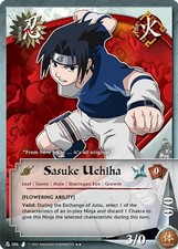 Sasuke Uchiha (N-086) - Curse of the Sand - Naruto CCG