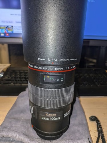 Canon macro 100mm - 1:2.8, l